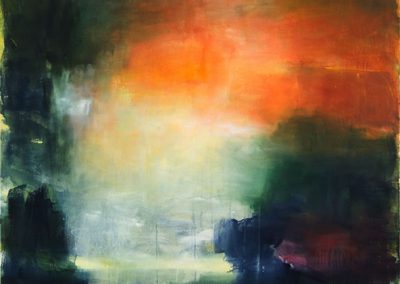 Deep Valley / 2005 / Acryl/Pigmente/Leinwand / 200 x 180 cm